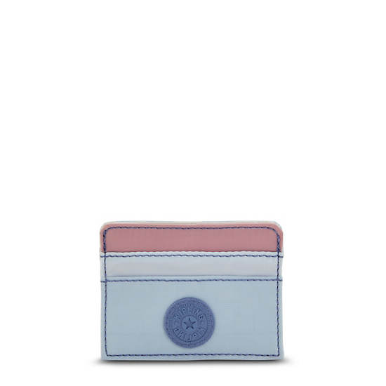 Kipling Cardy Card Holder Táska Világos Kék Rózsaszín | HU 2054BE